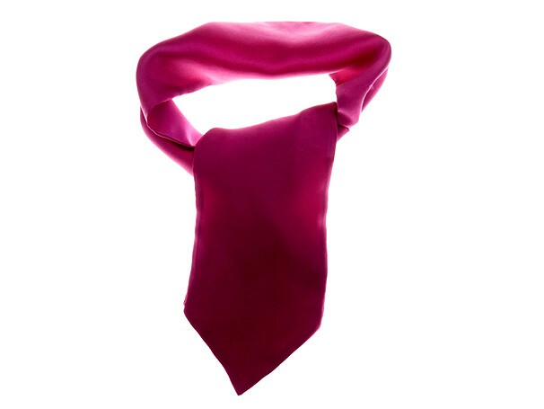 Krawattenschal in Pink.